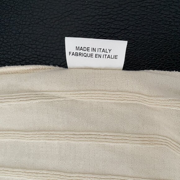 CANALI Men's Long Sleeve Polo Shirt.  Made in Italy. Size: 54 EU  /  44 US - Picture 8 of 16